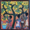 CHIMWANDA_072_Tingatinga_painting_women_and_cashew_masonite_60x60cm